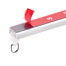 VEVOR Ceiling Curtain Track Set, 9.9 FT/3 Meter, Self Adhesive, No Drill Ceiling Track System for Curtains