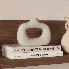 Ulis Ceramic Vase White